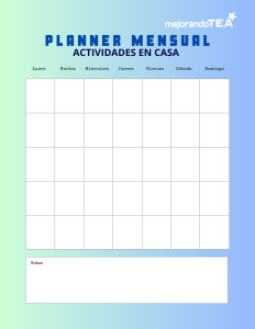 Planificador Mensual Calendario Octubre 2023 Minimalista Rosa